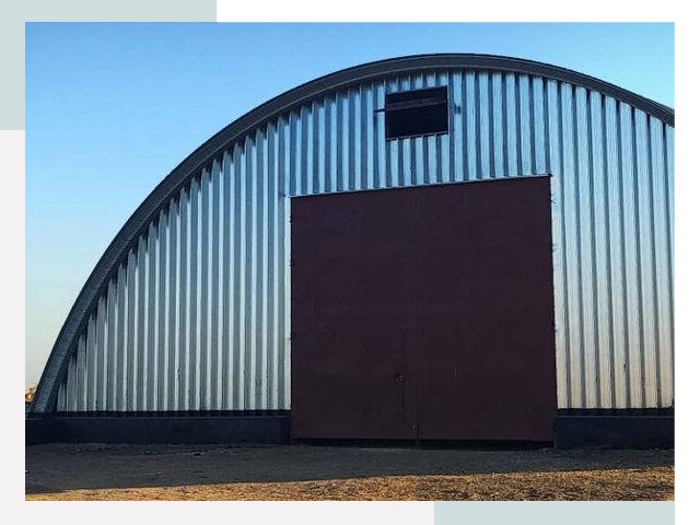 Бескаркасные ангары в Приморско-ахтарске