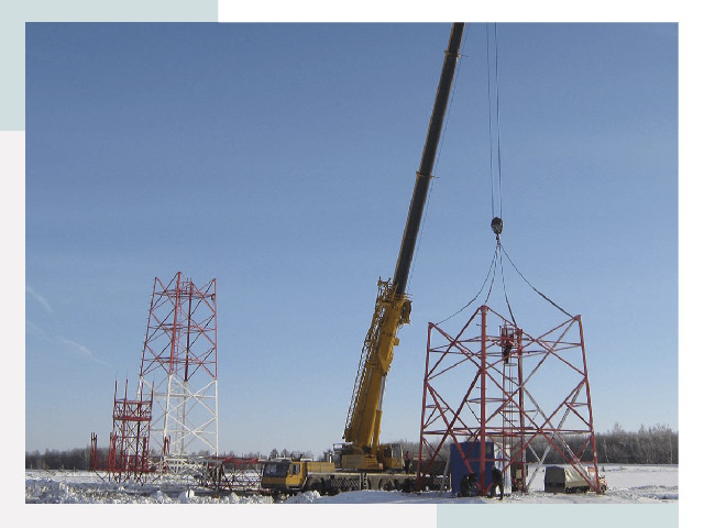 Монтаж вышек связи в Приморско-ахтарске